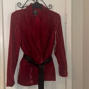 Velour blazer